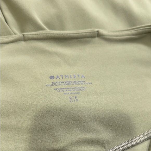 ELATION HIGH WAISTED WIDE LEG PANT OLIVE GREEN - Picture 5 of 6